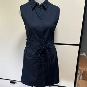 Phillip Lim Navy Cotton Button Shirt Dress 3.1 (original PL)